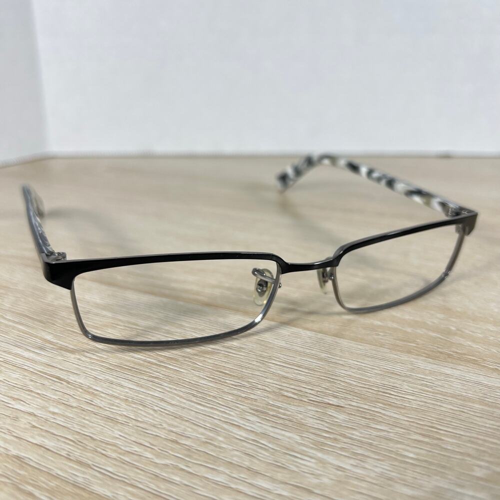 Ray-Ban RB8633 1017 Eyeglasses Black Marble Frames Only 54-17-140 Titanium